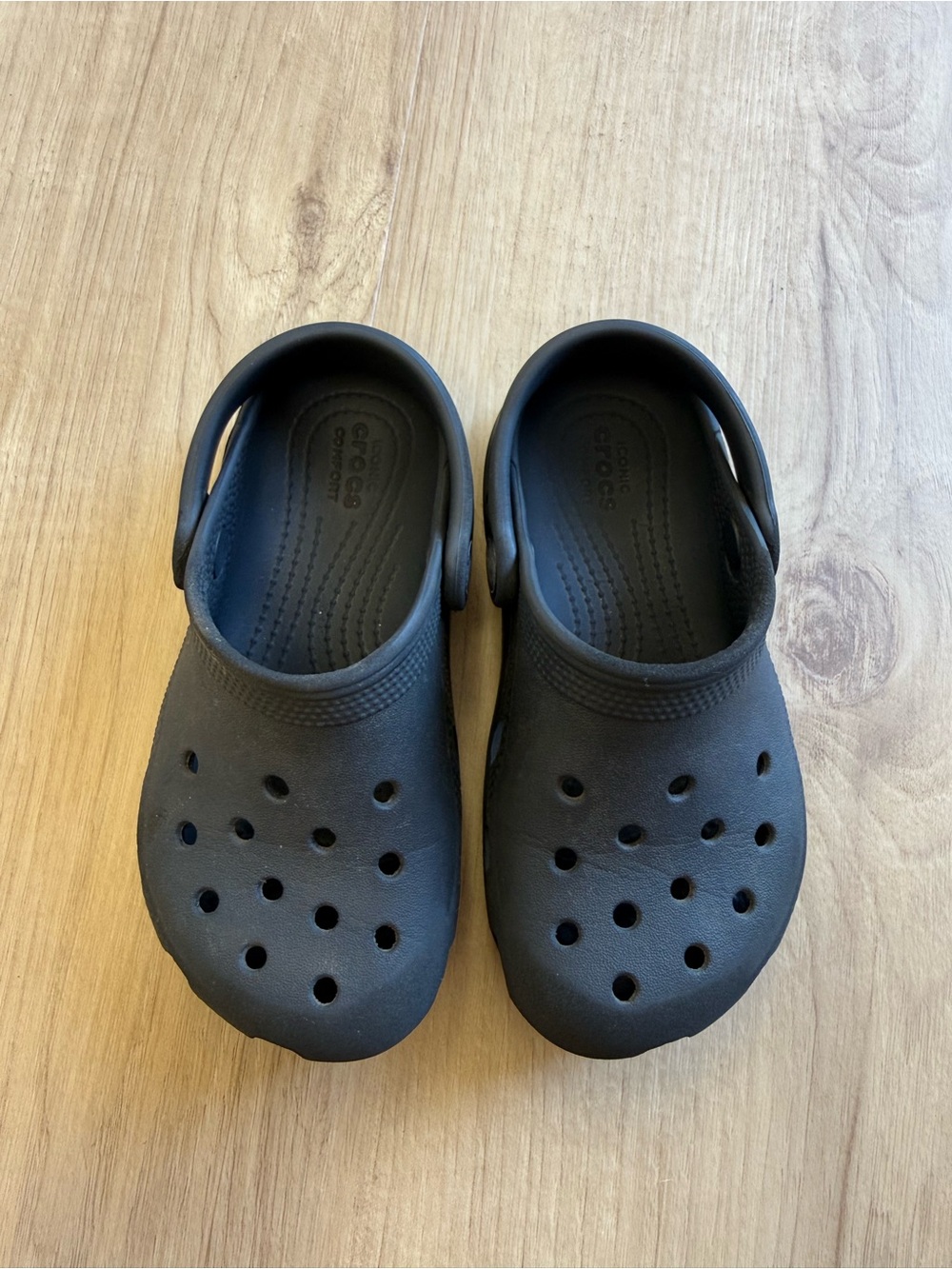CROCS Kids Black Classic Clog Sandals